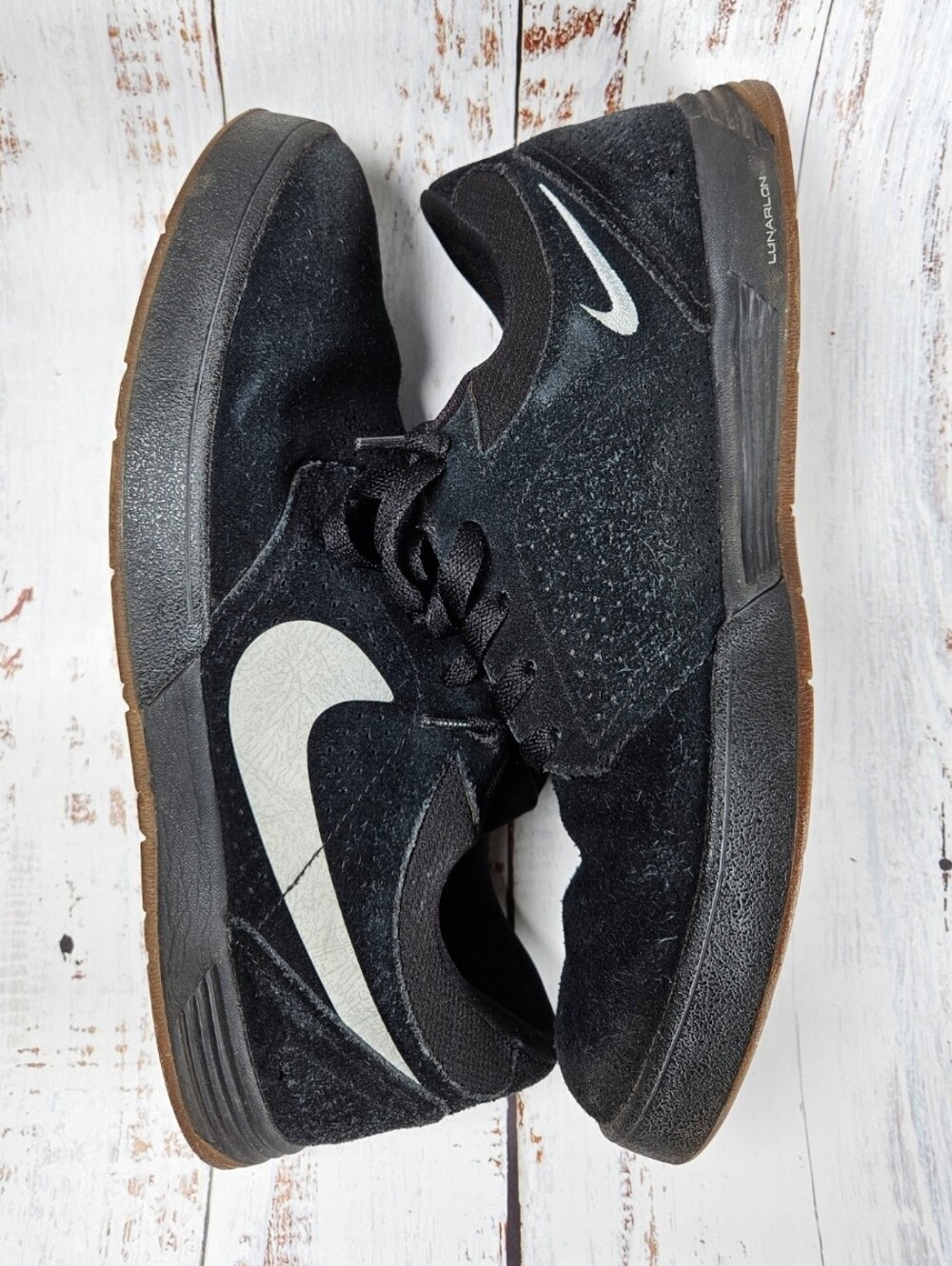 2011 Nike SB P-Rod V Black/Cement Skateboard Shoes / Mens Size 10.5 - Picture 7 of 11